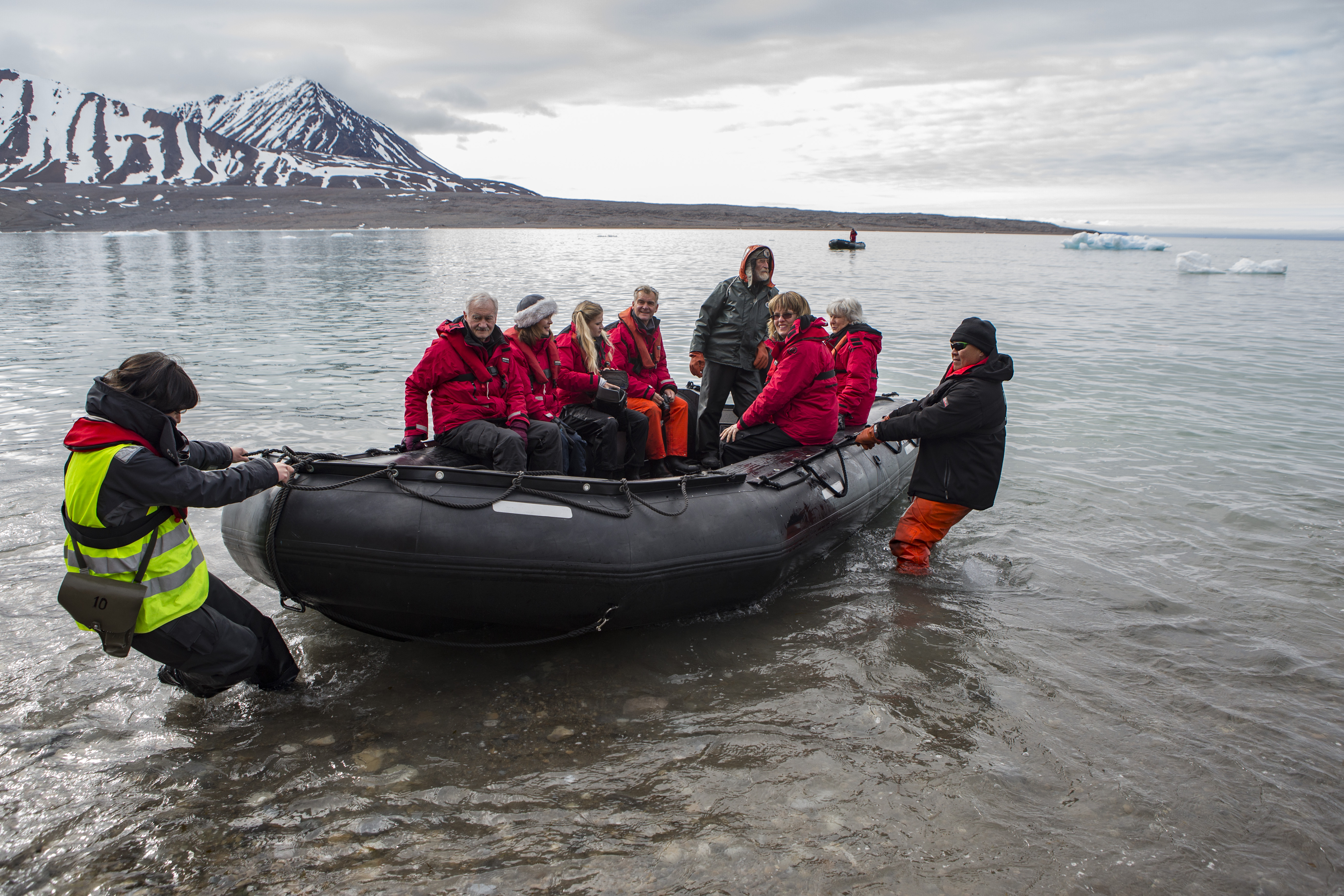 G Adventures Zodiac landing